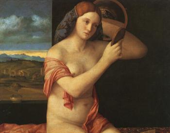喬凡尼 貝利尼 鏡子前裸躰的年輕女子